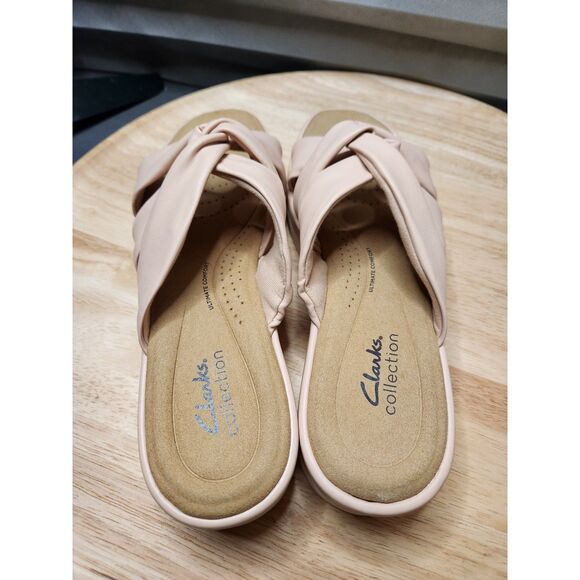 Clarks Clara Charm Sandals Women's size 9 Light Pink - Picture 8 of 9
